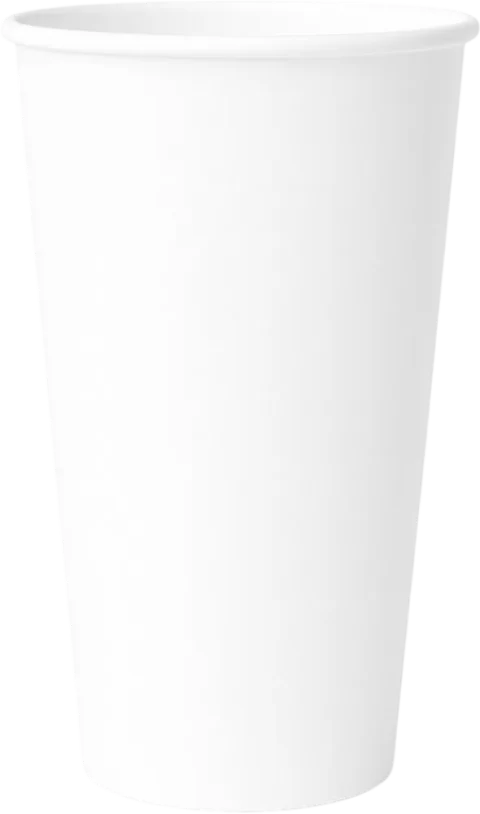 Gobelet en carton blanc