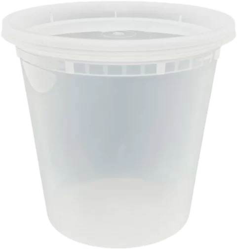 Contenants à soupe micro-ondables avec couvercles