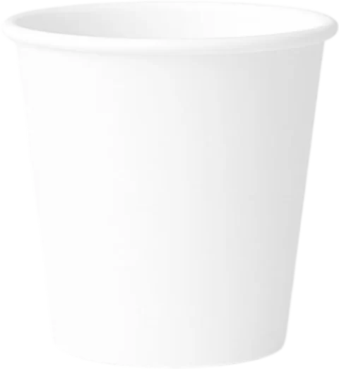 Gobelet en carton blanc