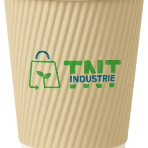 Custom Ripple-Wall Coffee Cup