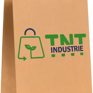 Custom Paper Bags with Flat Handles