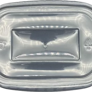 Custom Microwavable Lid Rectangular Kraft Paper Bowl