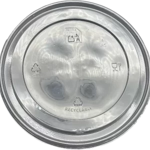 Custom Clear Lid Round Kraft Paper Bowl