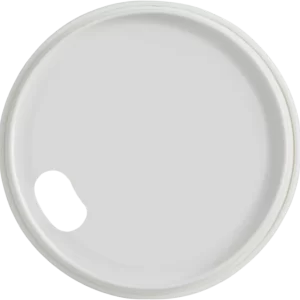 White Paper Sip-Thru Lids