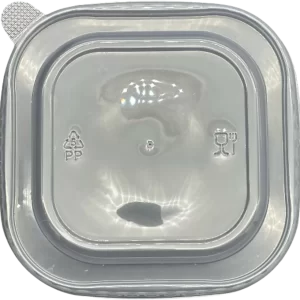 Custom Microwavable Lid Square Kraft Paper Bowl